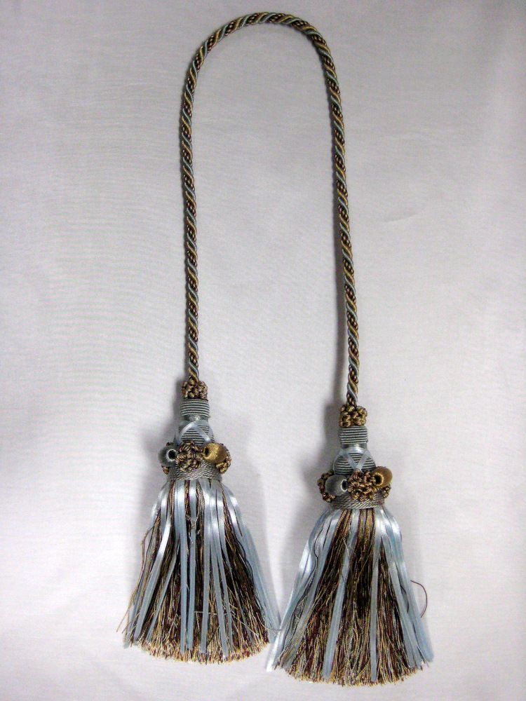 TASSEL BLACK-BLUE-BROWN-GOLD